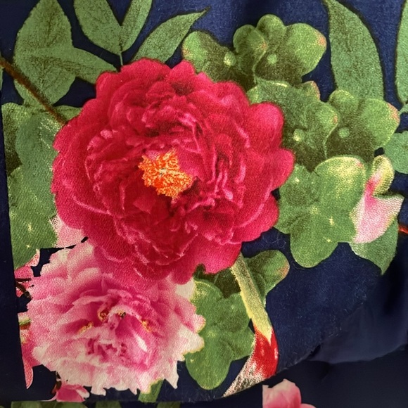 Floral 3/4 sleeve slim fit blazer - Picture 6 of 8